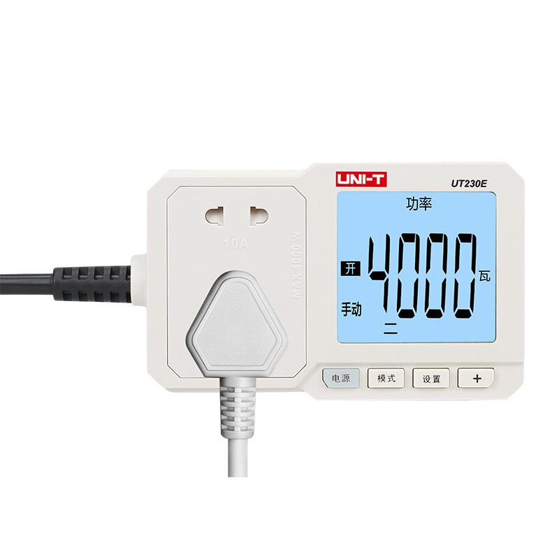 UNI-T UT230E Outlet Socket Testers Power Consumption Watt Energy Meter Electricity Analyzer Monitor Power Meters