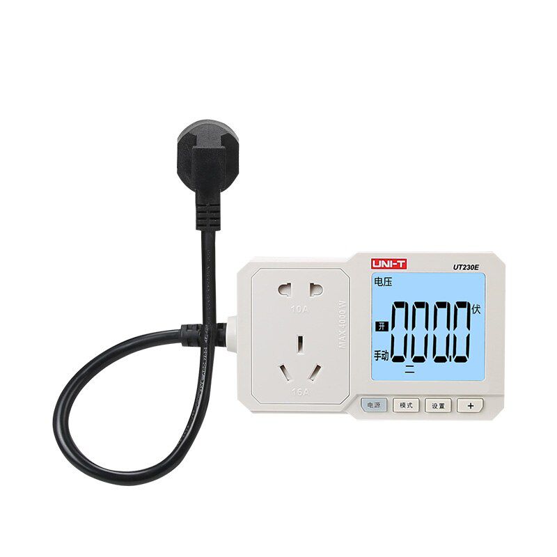 UNI-T UT230E Outlet Socket Testers Power Consumption Watt Energy Meter Electricity Analyzer Monitor Power Meters