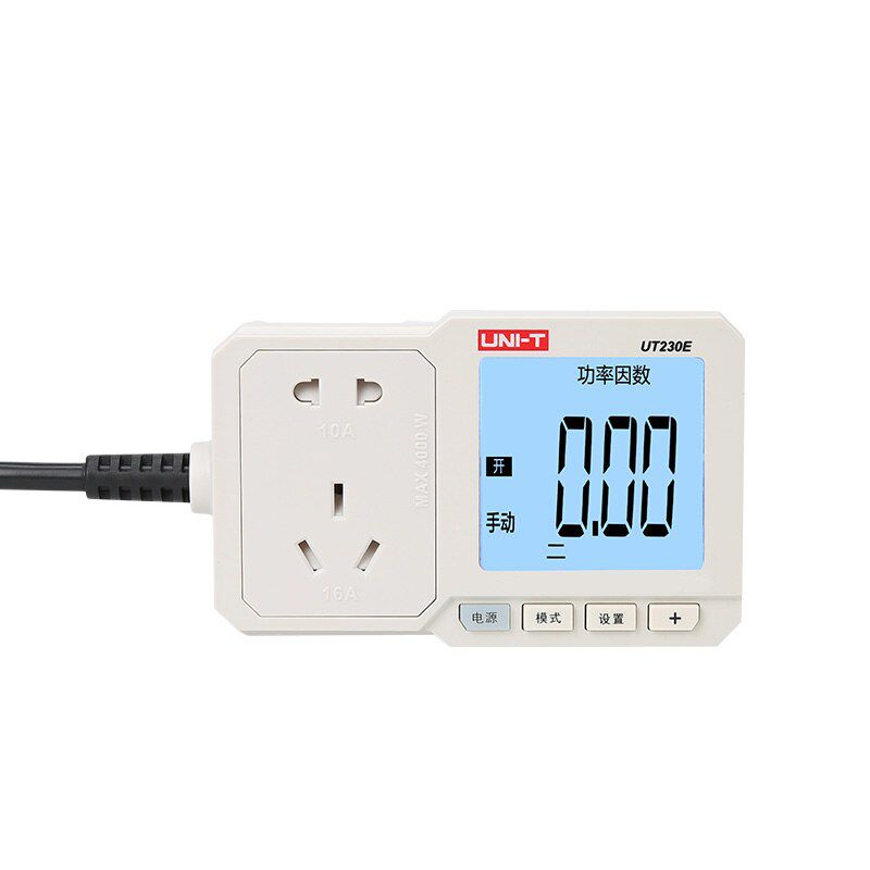 UNI-T UT230E Outlet Socket Testers Power Consumption Watt Energy Meter Electricity Analyzer Monitor Power Meters