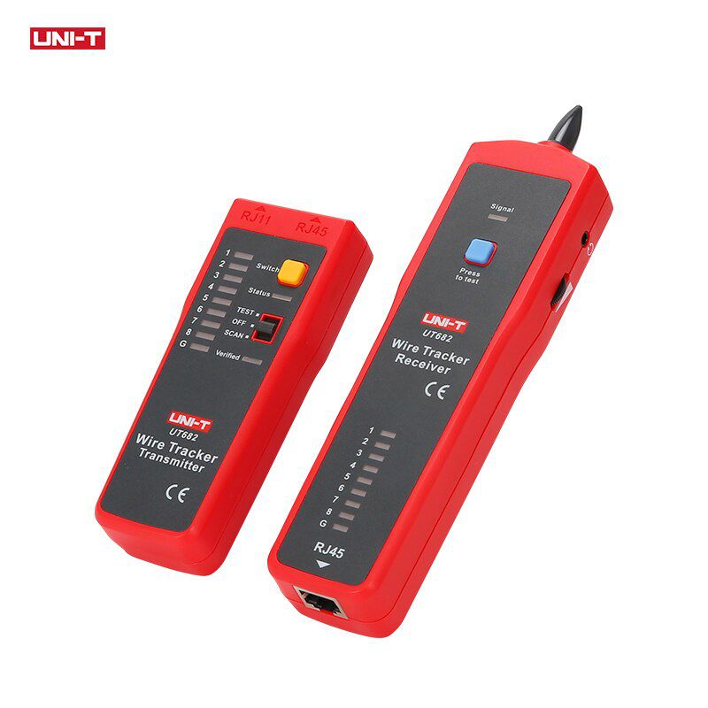 UT682 Series Wire Tracker Toner Probe Telephone Line Network Cable  Ethernet LAN Tester Calibration Detector Line Finder