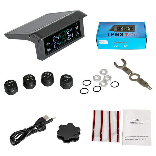 V-checker T501 TPMS Tire Pressure Monitoring System Tire Internal Sensor With Bluetooth inside