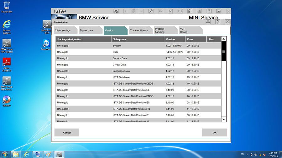 Newest Arrival V2016.12 BMW ICOM Software HDD ISTA-D 4.02.12 ISTA-P 3.60.0.600 with Engineers Programming