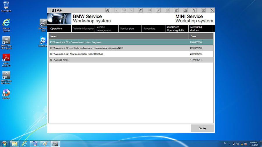 Newest Arrival V2016.12 BMW ICOM Software HDD ISTA-D 4.02.12 ISTA-P 3.60.0.600 with Engineers Programming