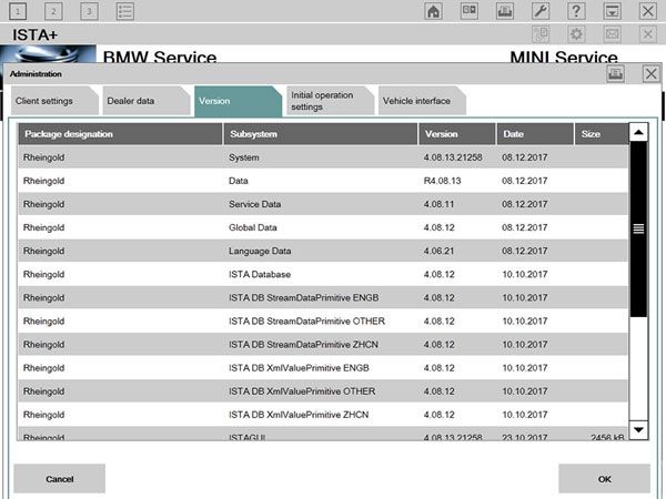 V2017.12 BMW ICOM Software HDD ISTA-D 4.08.12 ISTA-P 3.63.0.400 with Engineering Software