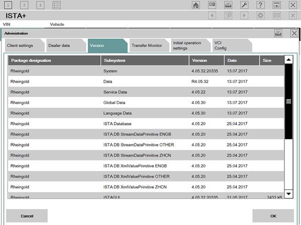 V2017.7 BMW ICOM Software HDD ISTA-D 4.05.32 ISTA-P 3.61.5 with Engineers Programming for Windows 7 System