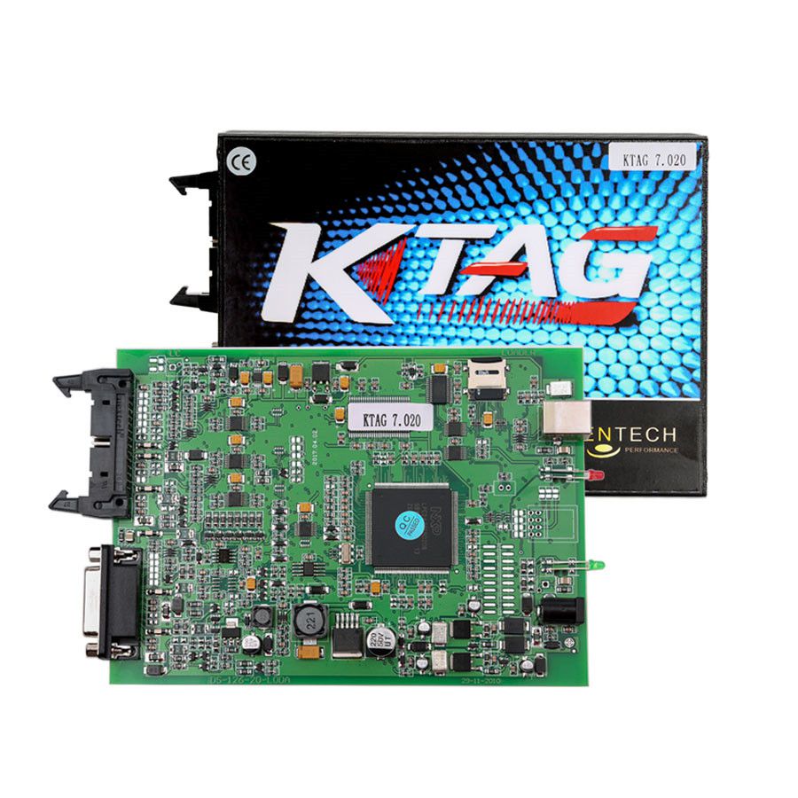 V2.23 KTAG ECU Programming Tool Firmware V7.020 Master Version No Tokens Limit