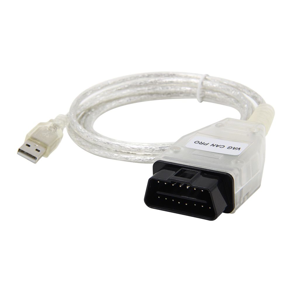 VAG CAN PRO VCP V5.5.1 with FTDI VAG COM OBD2 Diagnostic Interface USB Cable Support Can Bus UDS K Line Works for AUDI/VW