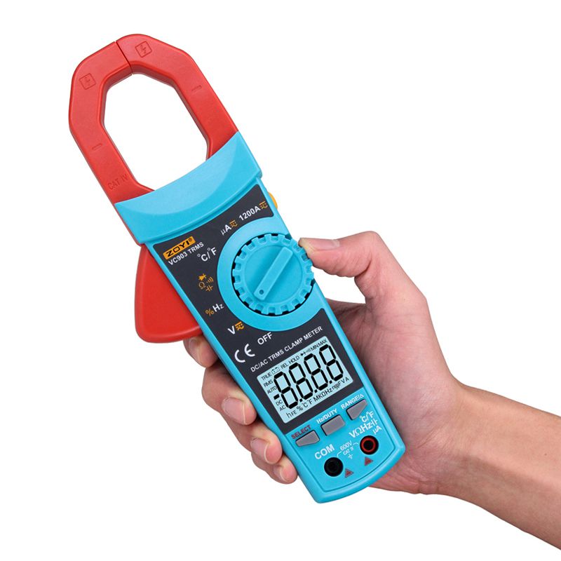 VC903 VC902 True RMS Digital Clamp Meter Ac/Dc Current Voltage Automatic Range Capacitance Resistance High Precision Multimeter