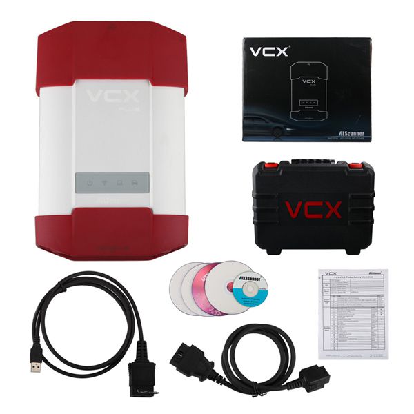 New AllScanner VCX -Plus Multi (Toyota V10.30.029+ HONDA V3.014+ LandRover/Jagua JLR V139) 3 In 1 Professional Diagnose and Programming Tool