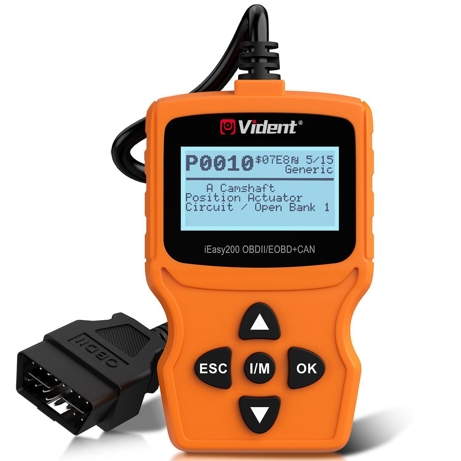 VIDENT iEasy200 OBDII/EOBD+CAN Code Reader for Vehicle Checking Engine Light Car Diagnostic Scan Tool