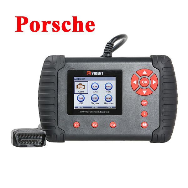 Vident iLink400 Porsche Full System Diagnostic Scanner ABS SRS Scan Tool