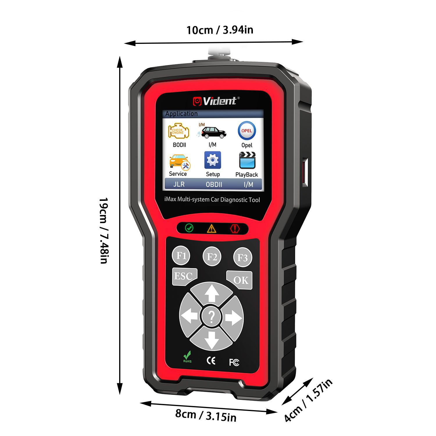 VIDENT iMax4305 OPEL Full System Car Diagnostic Tool for VAUXHALL OPEL Rover Support Reset/OBDII Diagnostic/Service