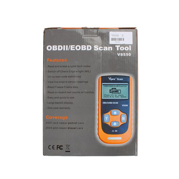 VS550 VgateScan OBD/EOBD Scan Tool