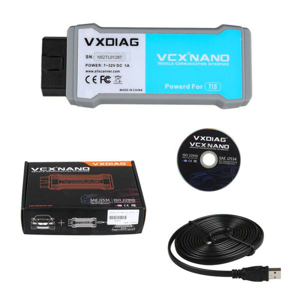 VXDIAG VCX NANO for TOYOTA TIS Techstream V14 Compatible with SAE J2534