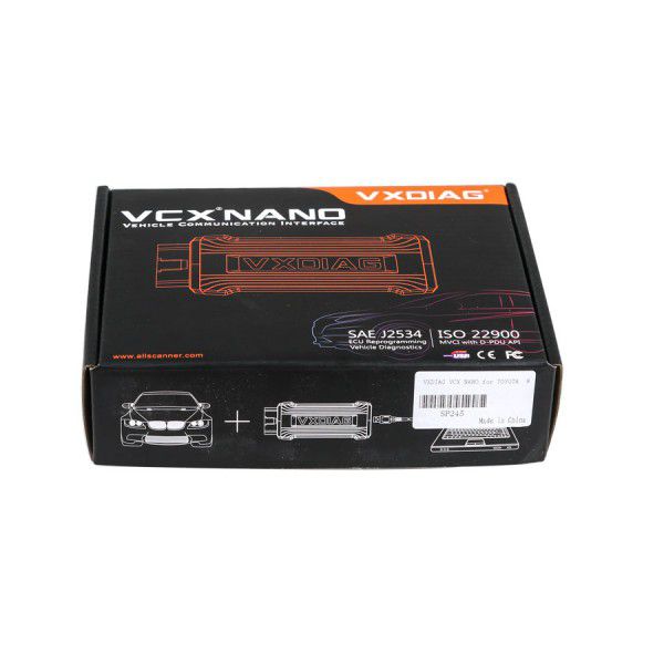 VXDIAG VCX NANO for TOYOTA TIS Techstream V14 Compatible with SAE J2534