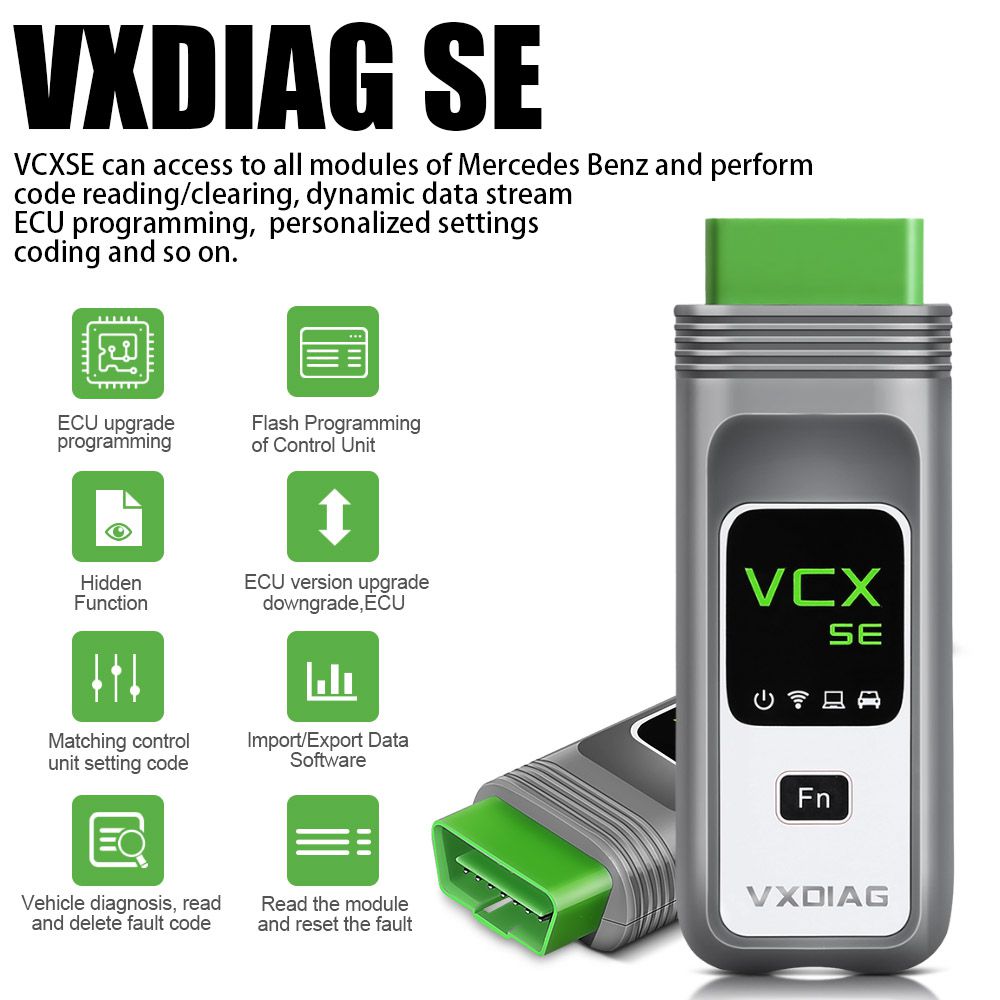 VXDIAG VCX SE for Benz with 2TB Full Brands Software HDD for VXDIAG MULTI Tool Open Donet License for Free