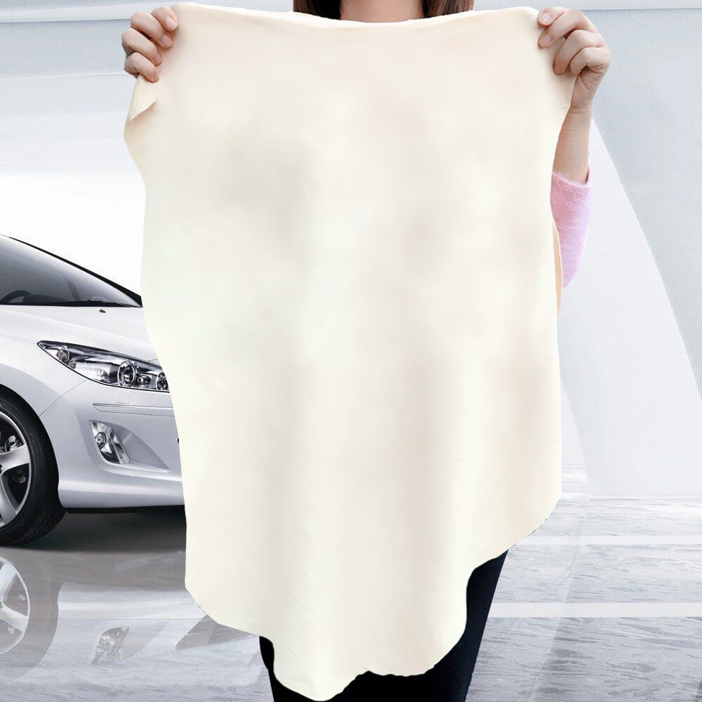 Wash Suede Natural Chamois Leather Car Wash Towel Car Cleaning Cloth Absorbent Quick Dry Towel Genuine Leather 5 Size