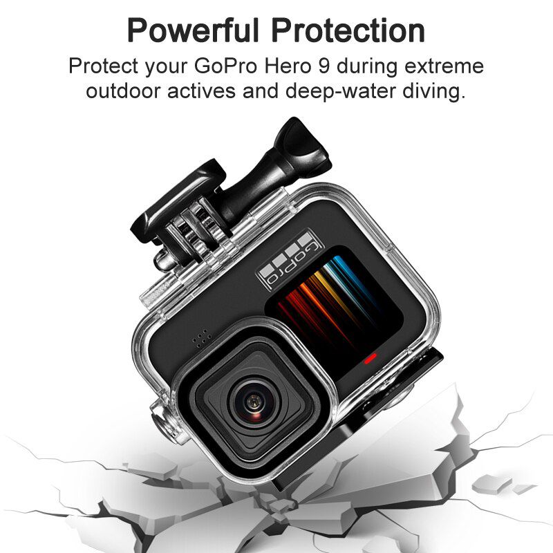 Waterproof Housing Case for GoPro Hero 10 9 Black Diving Protective Underwater Dive Cover for Go Pro 10 9 GoPro9 Accessories