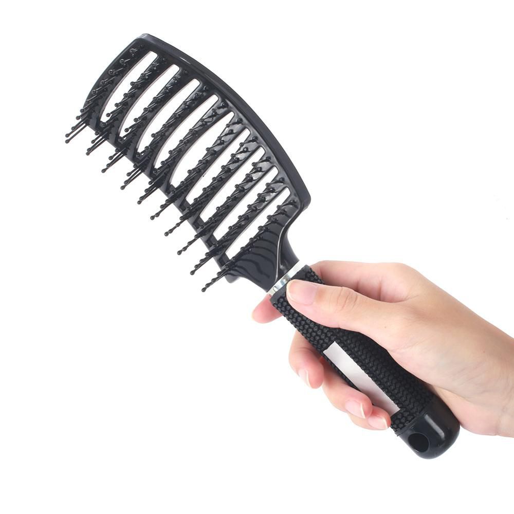 Women Hair Scalp Massage Comb Straight Hair Brush Wet Curly Detangle Hair Brush for Salon Hairdressing Styling Tools Hairbrush