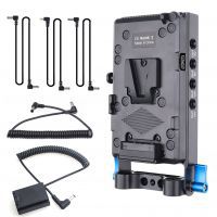 WY-VG3 Power Supply System V Mount Battery Plate Adapter for Sony A9 A9R A9S A7R3 A7M3 A7S3 A7III A7R4 A7M4 A6600 A7C FX3