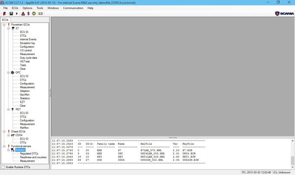 Developer Software (XCOM-SOPS-Scania SDP3-BNS II) for Scania