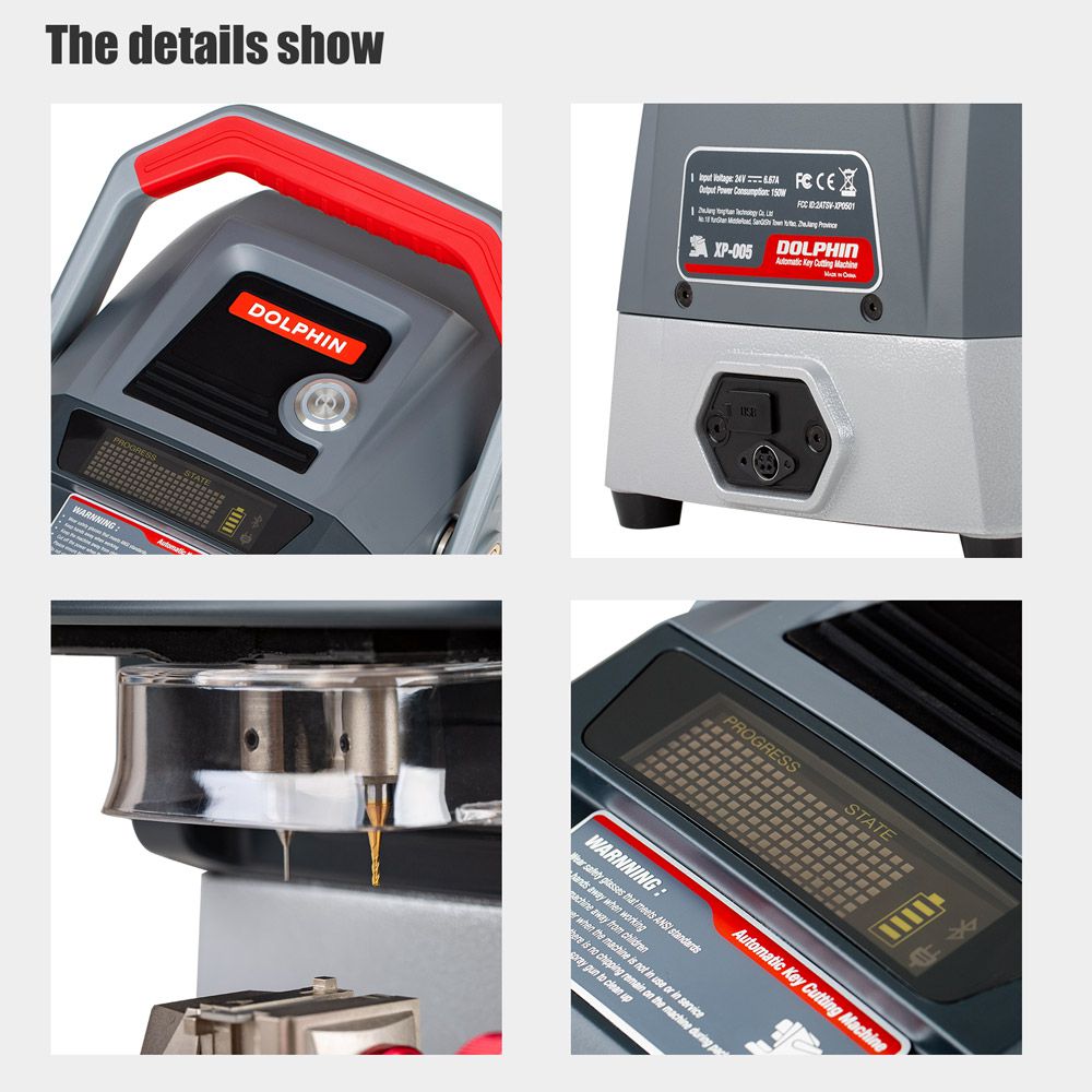 Xhorse Condor Dolphin XP005 Automatic Key Cutting Machine Plus VVDI MB Tool with 1 Free Token Everyday