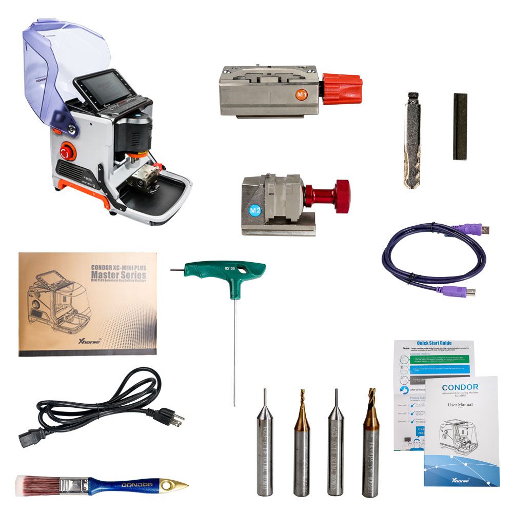 Xhorse iKeycutter CONDOR XC-MINI Plus Key Cutting Machine with VVDI MB BGA Tool Get One Free BGA Token Everyday