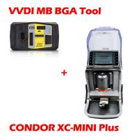 Xhorse iKeycutter CONDOR XC-MINI Plus Key Cutting Machine with VVDI MB BGA Tool Get One Free BGA Token Everyday