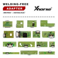 Xhorse Solder-Free Adapters and Cables Full Set XDNPP0CH 16pcs Work with MINI PROG and KEY TOOL PLUS