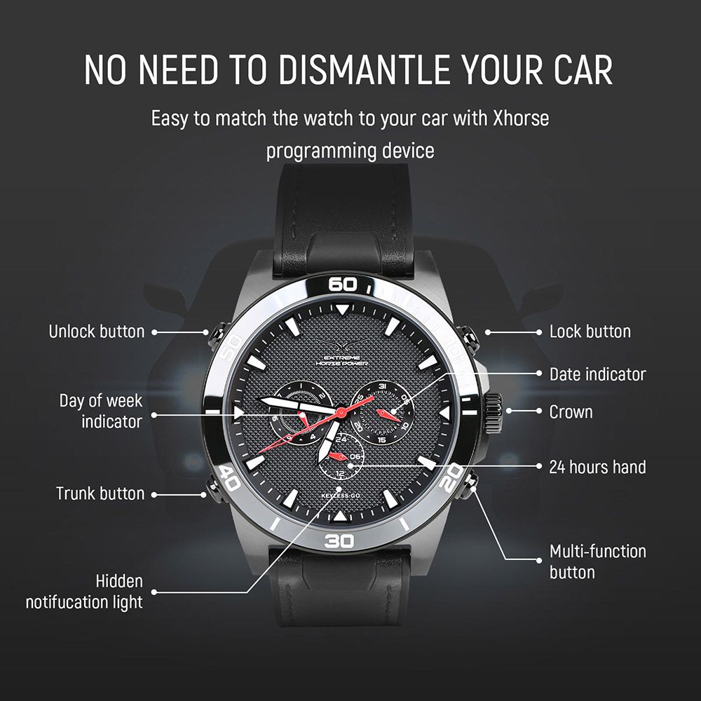 Xhorse SW-007 Smart Remote Watch KeylessGo Wearable Super Car Key