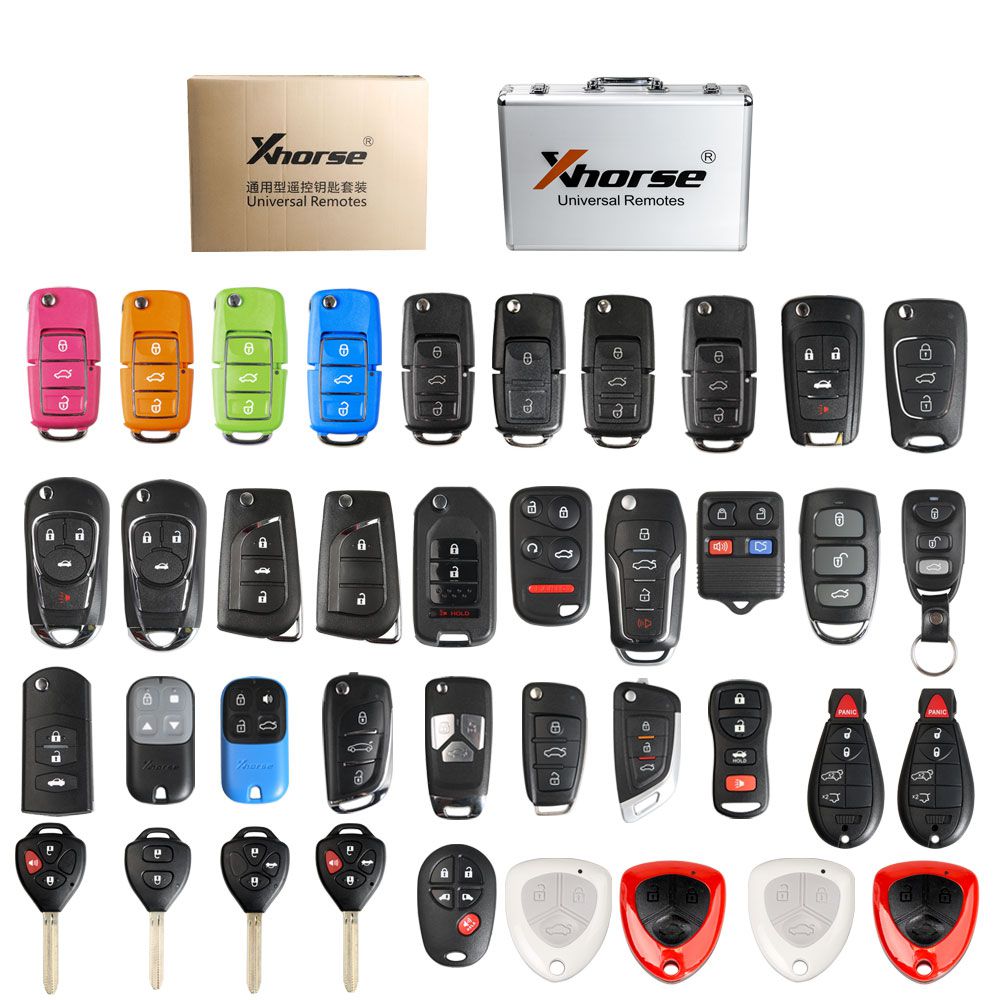 Xhorse VVDI2 VVDI Key Tool Universal Remote Keys English Version Packages 39 Pieces