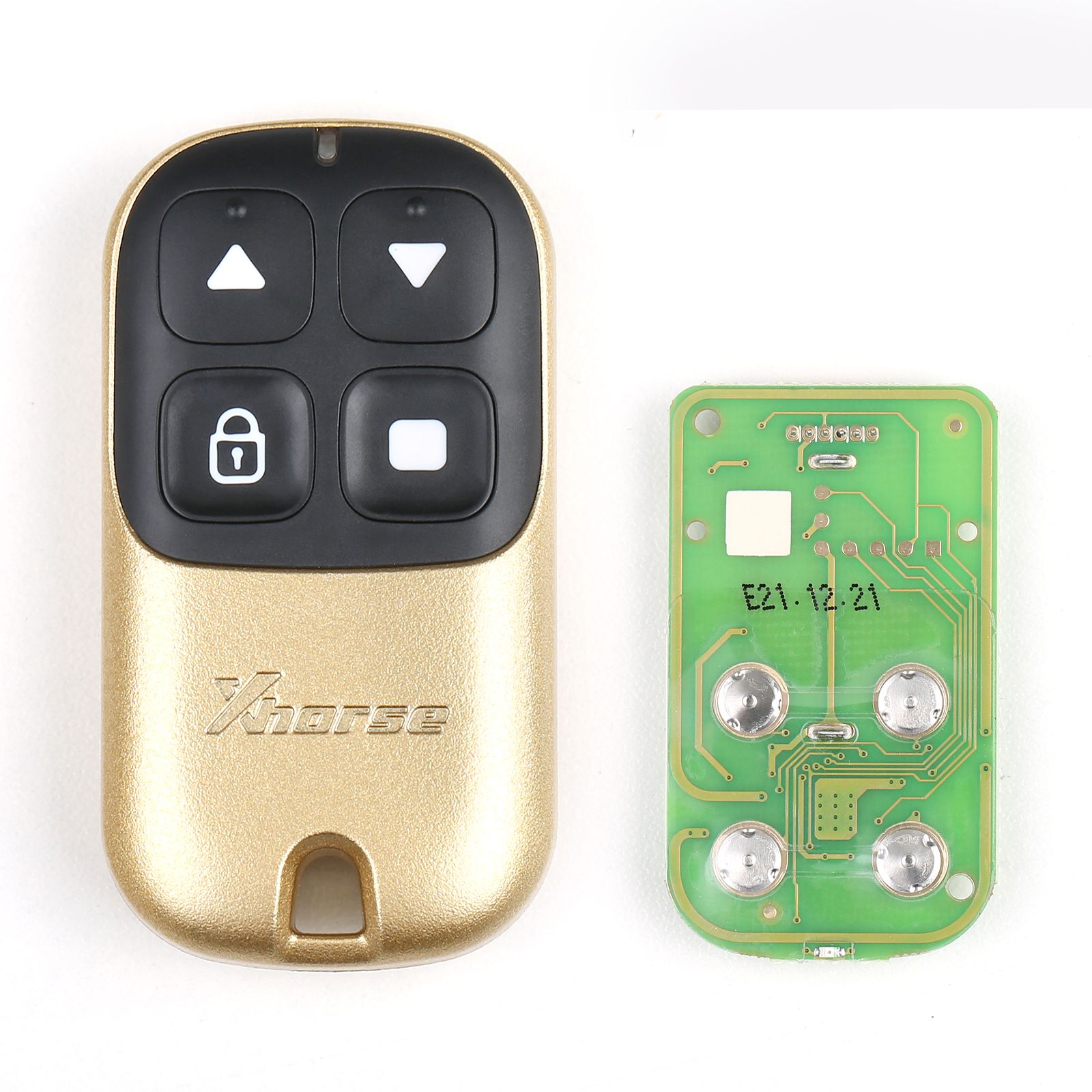 Xhorse XKXH05EN Garage Remote Key 4 Buttons Golden 5pcs/lot