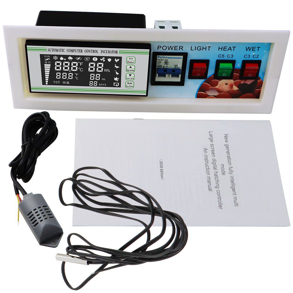 XM-18SE Egg Incubator Incubator Controller Multifunction Controller Full Automatic Control Temperature Humidity Sensor Probe