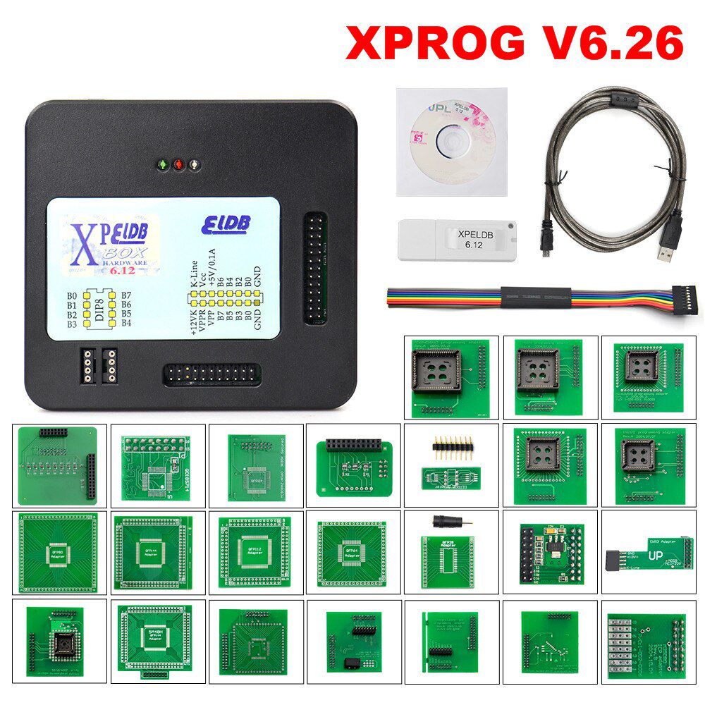 XProg-M Xprog m V5.55 V6.12 V6.17 V6.26 V6.50 ECU Chip Tunning Programmer X Prog M Box 6.26 6.12 6.50 XPROG-M 5.55