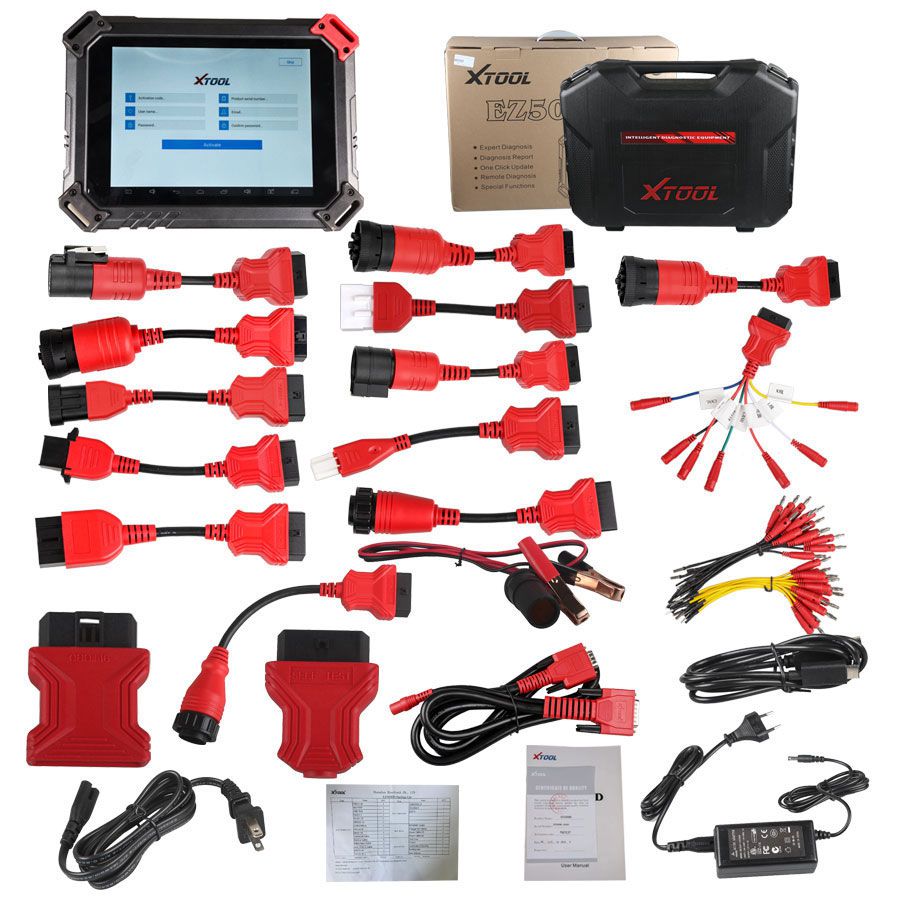 Original XTOOL EZ500 HD Heavy Duty Full System Diagnosis with Special Function(Same function as PS80)