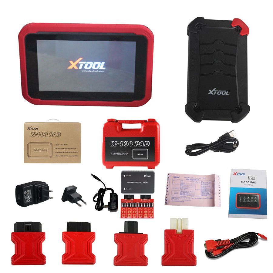 XTOOL X100 Tablet  X-100 PAD Key Programmer with EEPROM Adapter 2 Years Free Update