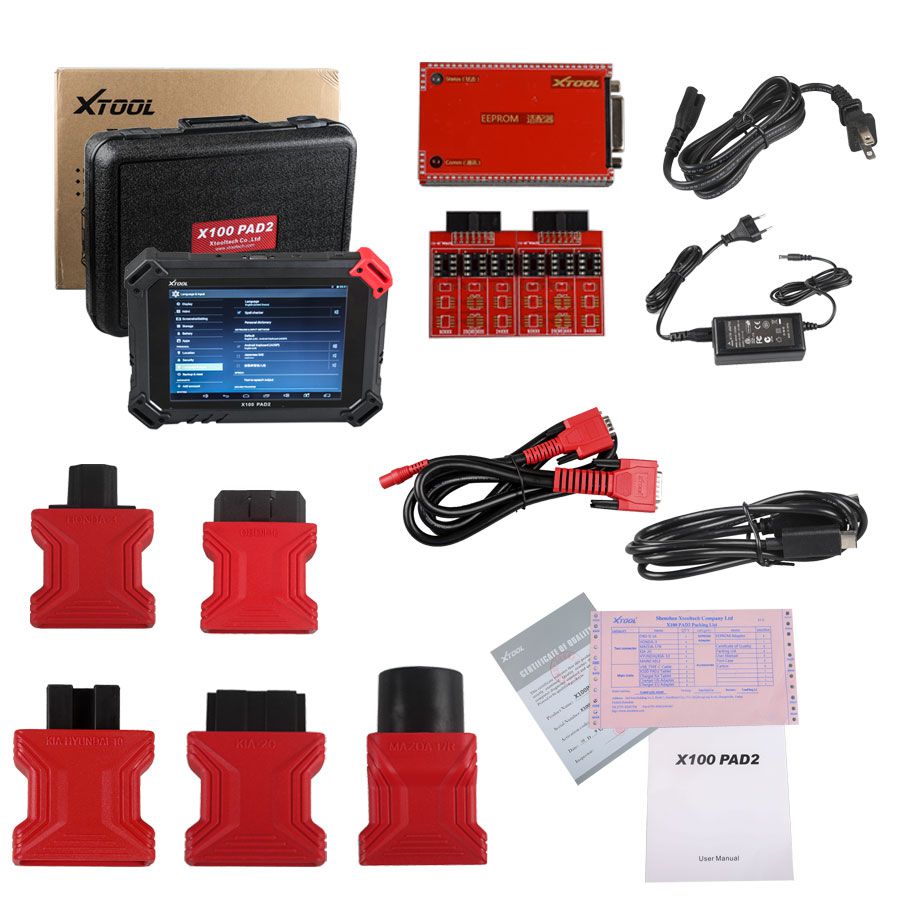 XTOOL X-100 PAD 2 Special Functions Plus Xtool X100C for iOS and Android Auto Key Programmer Free Shipping by DHL