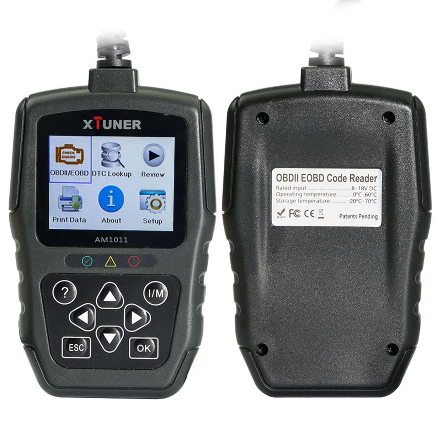 XTUNER AM1011 OBDII/EOBD PLUS Code Reader Multi-Language