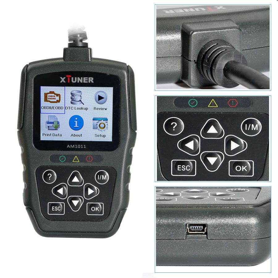 XTUNER AM1011 OBDII/EOBD PLUS Code Reader Multi-Language