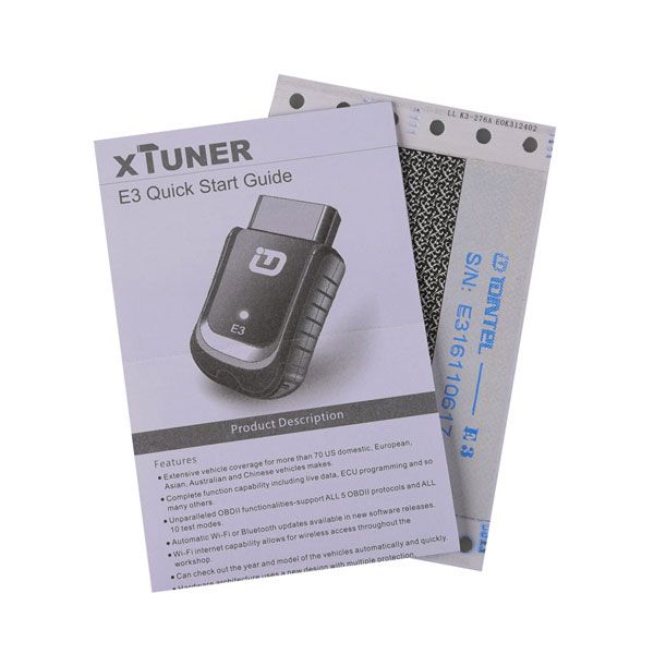 XTUNER E3 OBD2 Scanner Wireless OBDII Diagnostic Tool Pefectly Replaces VPECKER Easydiag V8.1 Supports  WIN10