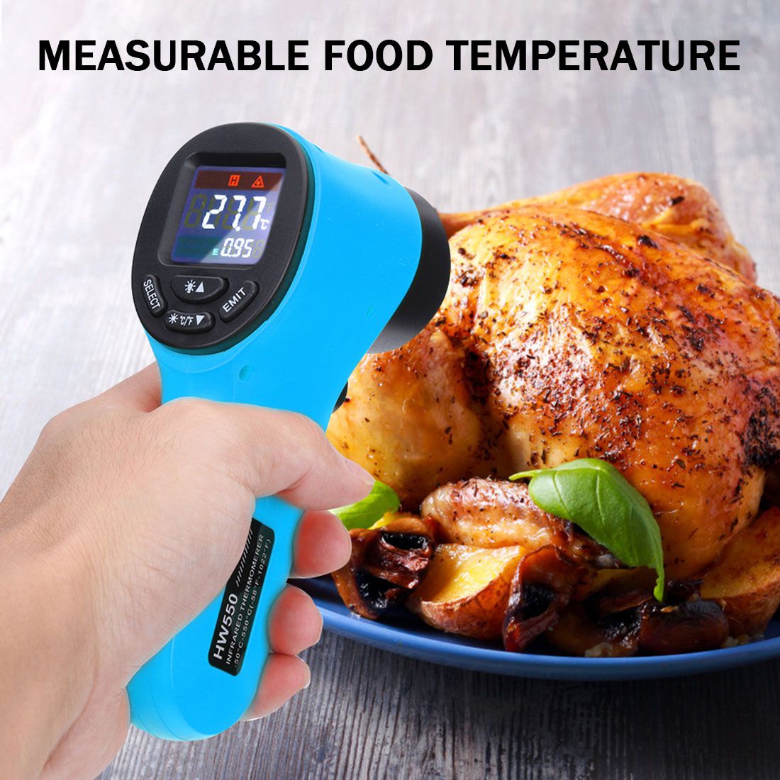 -50~550°C Non-Contact Infrared Kitchen Thermometer