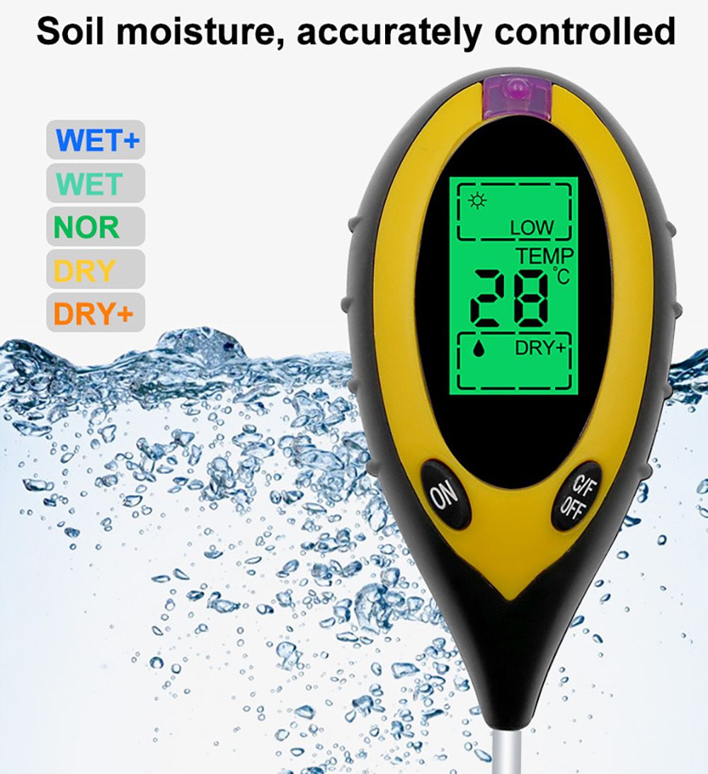 4 In 1 Digital PH Meter