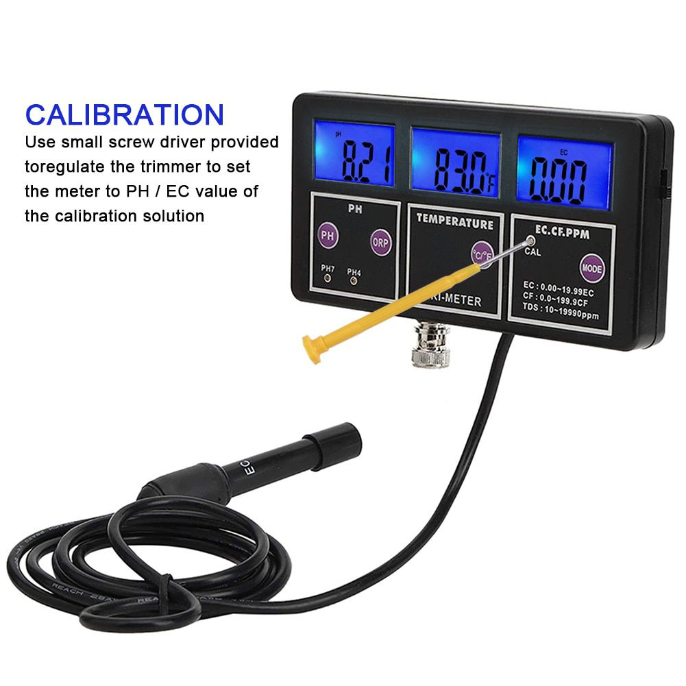 New 5 In 1 PH/ORP/TDS/EC/TEMP Meter