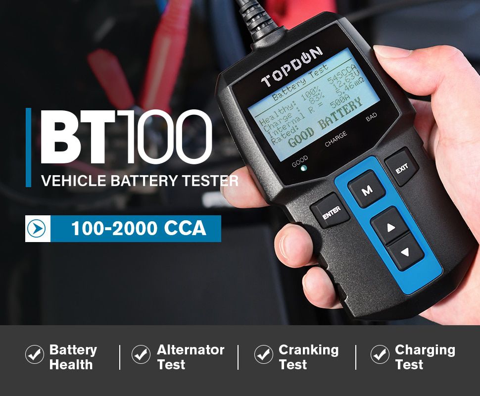 6V/12V Car Battery Tester