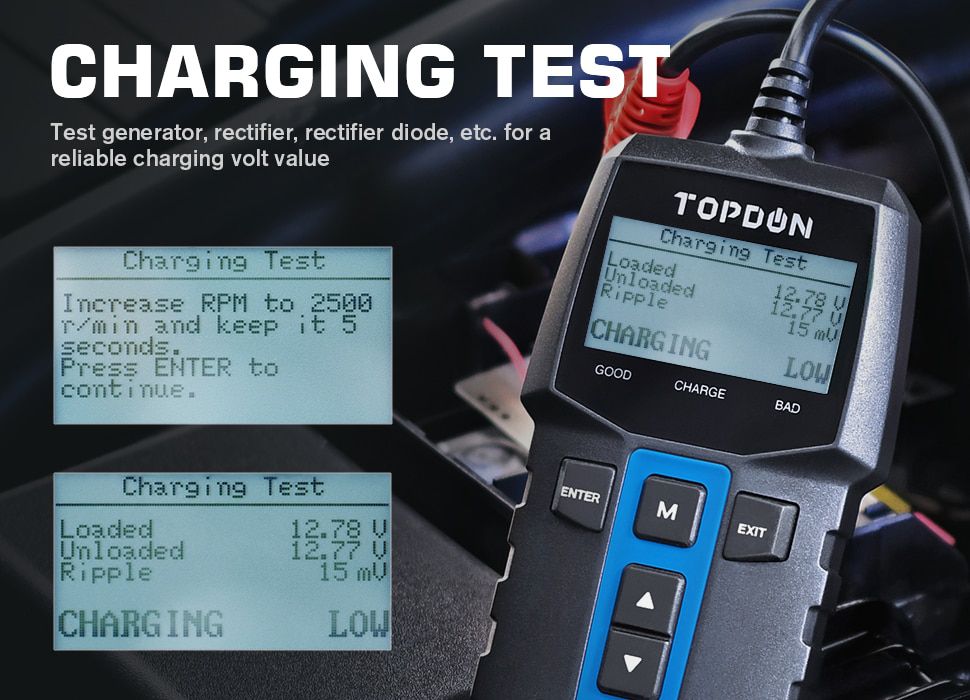 6V/12V Car Battery Tester