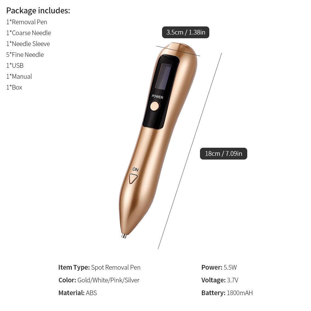 9 level LCD Plasma Pen Laser 