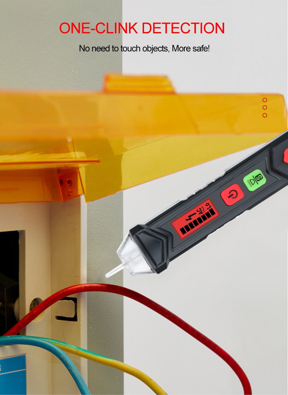 Intelligent Non-contact Alarm AC voltage detector meter