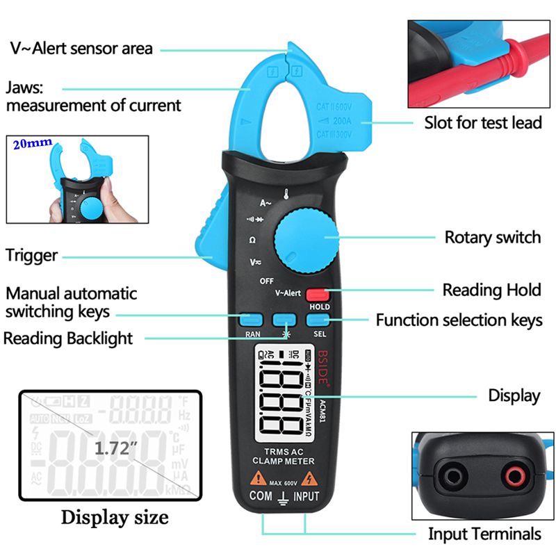 ACM81 Digital Clamp Meter