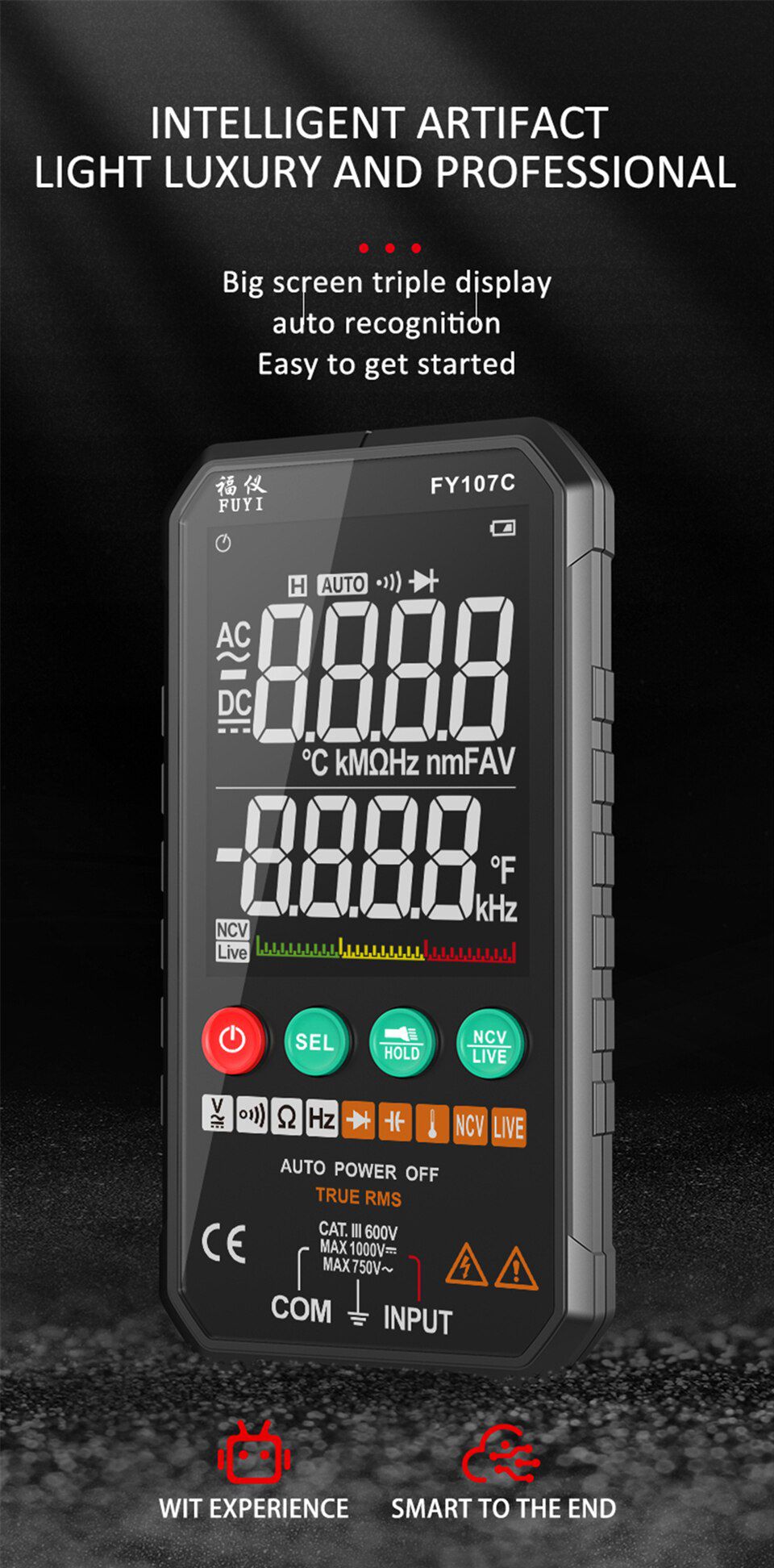 FY107C FY107B Ammeter Meter