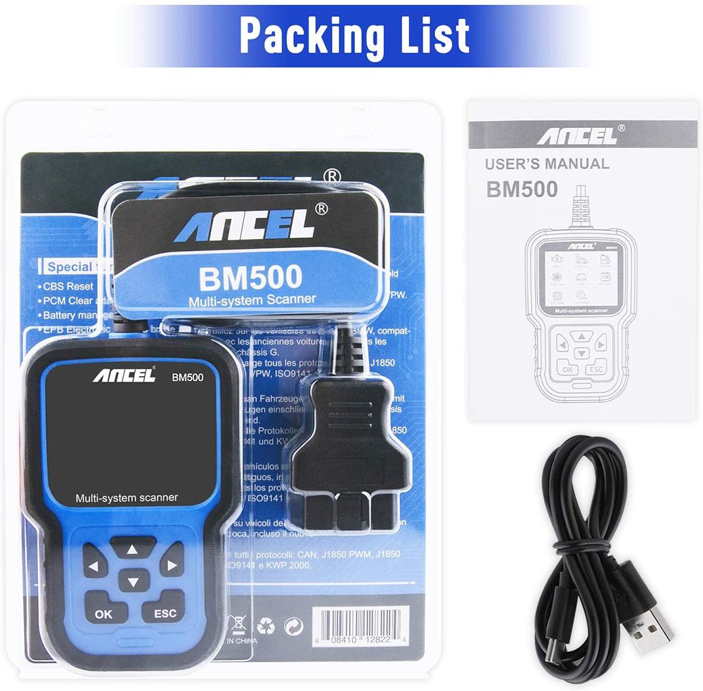 ANCEL BM500 OBD2 Scanner